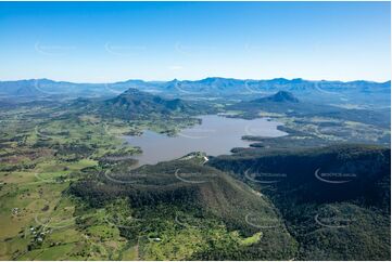 Aerial Photo Lake Moogerah QLD Aerial Photography