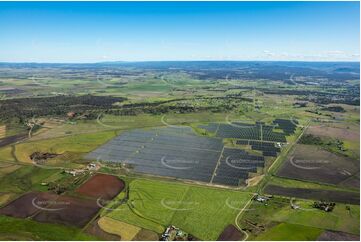 Aerial Photo Warwick Solar Farm QLD