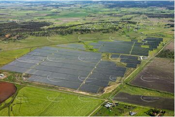 Aerial Photo Warwick Solar Farm QLD