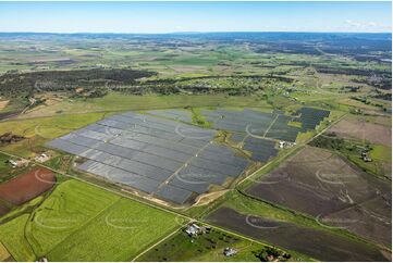 Aerial Photo Warwick Solar Farm QLD