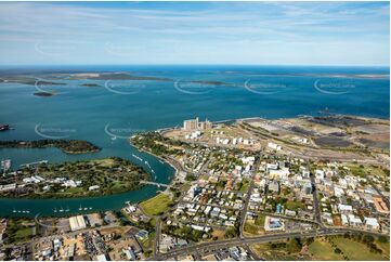 Aerial Photo Gladstone Central QLD Aerial Photography