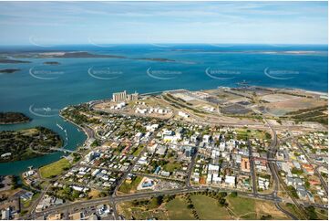 Aerial Photo Gladstone Central QLD Aerial Photography