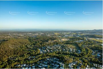 Sunset Aerial Photo Brookwater QLD Aerial Photography