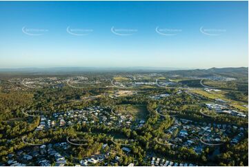 Sunset Aerial Photo Brookwater QLD Aerial Photography