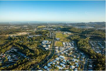 Sunset Aerial Photo Augustine Heights QLD Aerial Photography