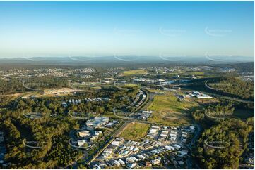 Sunset Aerial Photo Augustine Heights QLD Aerial Photography