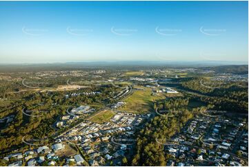 Sunset Aerial Photo Augustine Heights QLD Aerial Photography