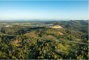 Sunset Aerial Photo Spring Mountain QLD Aerial Photography