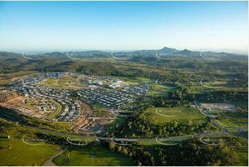 Sunset Aerial Photo South Ripley QLD Aerial Photography