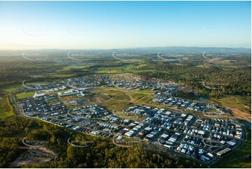 Sunset Aerial Photo South Ripley QLD Aerial Photography