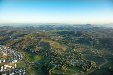 Sunset Aerial Photo South Ripley QLD Aerial Photography