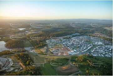 Sunset Aerial Photo Redbank Plains QLD Aerial Photography