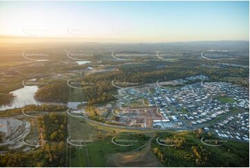 Sunset Aerial Photo Redbank Plains QLD Aerial Photography