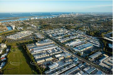 Aerial Photo Biggera Waters QLD Aerial Photography