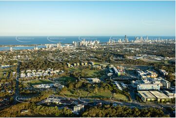 Sunset Aerial Photo Southport QLD Aerial Photography