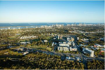 Aerial Photo Griffith University Southport QLD