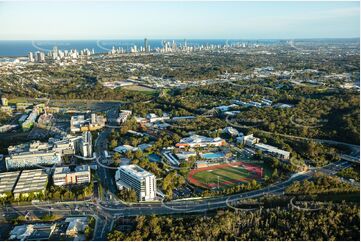 Aerial Photo Griffith University Southport QLD