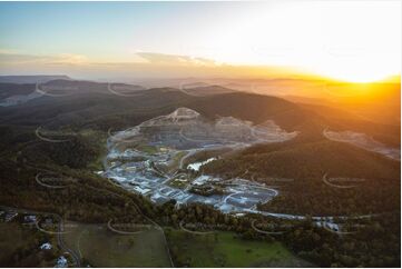 Holcim Beenleigh Quarry At Sunset - QLD Aerial Photography