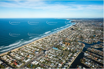 Aerial Photo Mermaid Beach QLD Aerial Photography