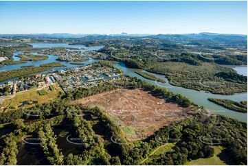 Aerial Photo Tweed Heads West NSW Aerial Photography