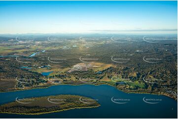 Early Morning Aerial Photo Redland Bay QLD