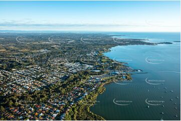 Early Morning Aerial Photo Redland Bay QLD