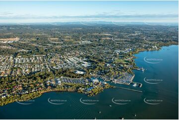 Early Morning Aerial Photo Redland Bay QLD