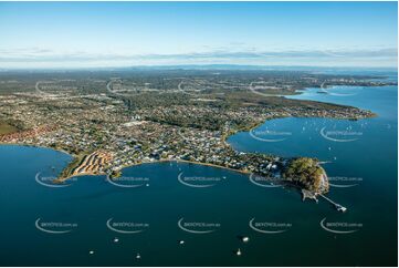 Early Morning Aerial Photo Victoria Point QLD