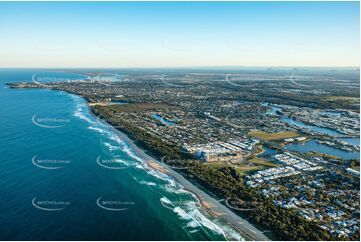 Sunset Aerial Photo Bokarina QLD Aerial Photography