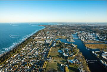 Sunset Aerial Photo Bokarina QLD Aerial Photography