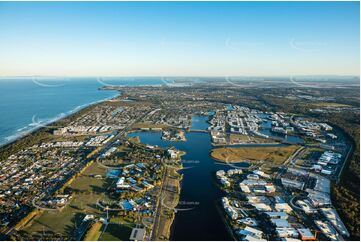 Sunset Aerial Photo Bokarina QLD Aerial Photography