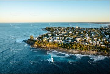 Sunset Aerial Photo Moffat Beach QLD Aerial Photography