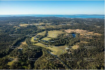 Aerial Photo Sirromet Winery Mount Cotton QLD