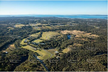 Aerial Photo Sirromet Winery Mount Cotton QLD