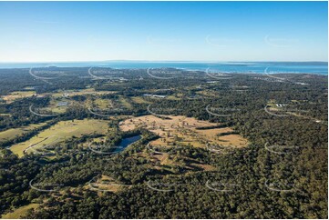 Aerial Photo Sirromet Winery Mount Cotton QLD