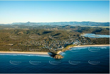 Sunrise Aerial Photo Bogangar NSW