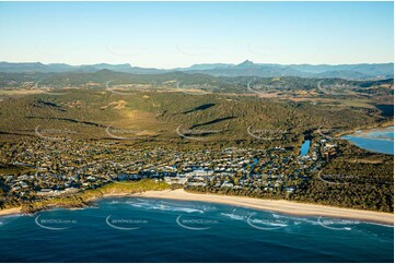 Sunrise Aerial Photo Bogangar NSW