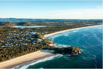 Sunrise Aerial Photo Bogangar NSW