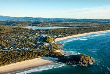 Sunrise Aerial Photo Bogangar NSW