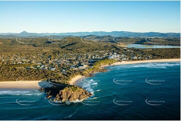 Sunrise Aerial Photo Bogangar NSW