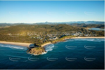 Sunrise Aerial Photo Bogangar NSW