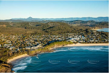 Sunrise Aerial Photo Bogangar NSW