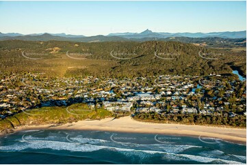 Sunrise Aerial Photo Bogangar NSW