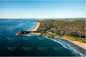 Sunrise Aerial Photo Bogangar NSW