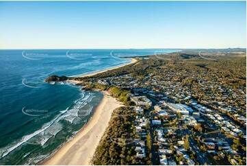 Sunrise Aerial Photo Bogangar NSW