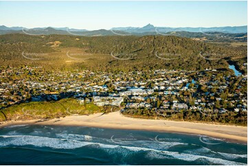 Sunrise Aerial Photo Cabarita Beach NSW