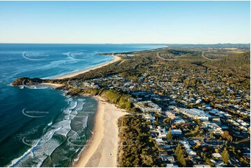 Sunrise Aerial Photo Cabarita Beach NSW