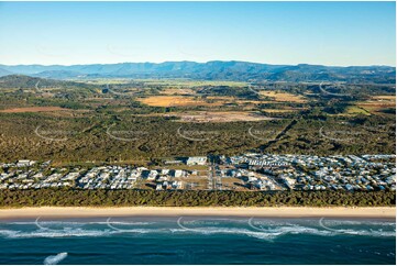 Sunrise Aerial Photo Casuarina NSW