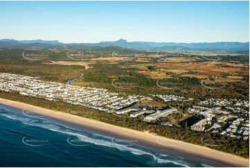 Sunrise Aerial Photo Kingscliff NSW