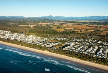 Sunrise Aerial Photo Kingscliff NSW